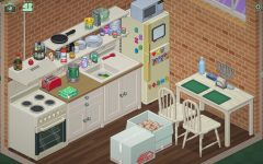 La cuisine de la première maison.